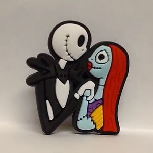 5/$5 The Nightmare Before Christmas Jack And Sally Croc Shoe Charm